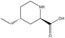 2-Piperidinecarboxylicacid,4-ethyl-,(2R,4R)-rel-(9CI) Structure