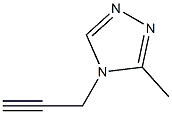 4H-1,2,4-Triazole,3-methyl-4-(2-propynyl)-(9CI) Structure