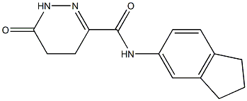 3-Pyridazinecarboxamide,N-(2,3-dihydro-1H-inden-5-yl)-1,4,5,6-tetrahydro-6- 구조식 이미지