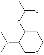 펜티톨,1,5-무수-2,4-디데옥시-2-(디메틸아미노)-,3-아세테이트(9CI) 구조식 이미지