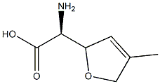 erythro-Hex-4-enonic acid, 2-amino-3,6-anhydro-2,4,5-trideoxy-5-methyl- (9CI) Structure