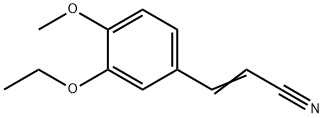 2-Propenenitrile,3-(3-ethoxy-4-methoxyphenyl)-(9CI) 구조식 이미지