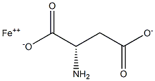 L-Aspartic acid, iron(2+) salt (1:1) Structure