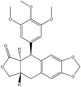 Anthricin 구조식 이미지