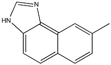 1H-나프스[1,2-d]이미다졸,8-메틸-(9Cl) 구조식 이미지