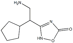 1,2,4-Oxadiazol-5(2H)-one,3-(2-amino-1-cyclopentylethyl)-(9CI) 구조식 이미지