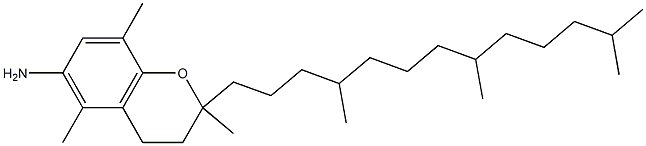 beta-tocopheramine Structure