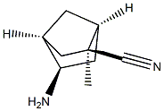 Bicyclo[2.2.1]heptane-2-carbonitrile, 5-amino-2-methyl-, (2-endo,5-exo)- (9CI) 구조식 이미지