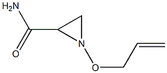 2-아지리딘카르복사미드,1-(2-프로페닐옥시)-(9CI) 구조식 이미지