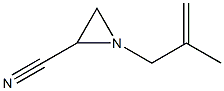 2-Aziridinecarbonitrile,1-(2-methyl-2-propenyl)-(9CI) Structure