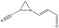 2-Aziridinecarbonitrile,1-(3-oxo-1-propenyl)-(9CI) 구조식 이미지