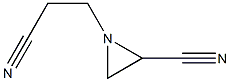 1-Aziridinepropanenitrile,2-cyano-(9CI) Structure
