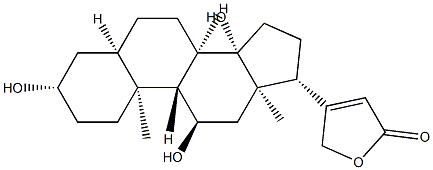 11α-Hydroxydigitoxigenin Structure