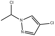 1H-Pyrazole,4-chloro-1-(1-chloroethyl)-(9CI) Structure