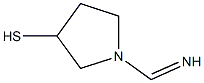 3-피롤리딘티올,1-(이미노메틸)-(9CI) 구조식 이미지