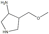 3-피롤리딘아민,4-(메톡시메틸)-(9CI) 구조식 이미지