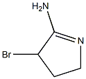 2H-Pyrrol-5-amine,4-bromo-3,4-dihydro-(9CI) 구조식 이미지