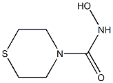 4-티오모르폴린카르복사미드,N-히드록시-(9CI) 구조식 이미지