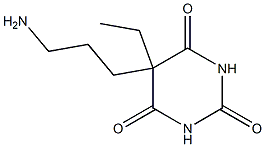 2,4,6(1H,3H,5H)-Pyrimidinetrione,5-(3-aminopropyl)-5-ethyl-(9CI) 구조식 이미지