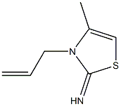 2(3H)-Thiazolimine,4-methyl-3-(2-propenyl)-(9CI) 구조식 이미지