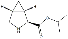 3-Azabicyclo[3.1.0]hexane-2-carboxylicacid,1-methylethylester,(1-alpha-,2-bta-,5-alpha-)-(9CI) 구조식 이미지