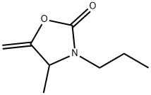 2-Oxazolidinone,4-methyl-5-methylene-3-propyl-(9CI) 구조식 이미지