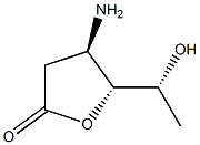 릭소-헥손산,3-아미노-2,3,6-트리데옥시-,감마-락톤(9CI) 구조식 이미지