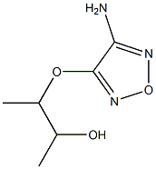 2-Butanol,3-[(4-amino-1,2,5-oxadiazol-3-yl)oxy]-(9CI) 구조식 이미지