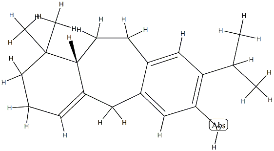 [11aS,(-)]-2,3,5,10,11,11aα-Hexahydro-1,1-dimethyl-8-(1-methylethyl)-1H-dibenzo[a,d]cyclohepten-7-ol Structure