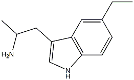 1H-Indole-3-ethanamine,5-ethyl-alpha-methyl-(9CI) Structure