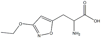 5-이속사졸프로판산,알파-아미노-3-에톡시-(9CI) 구조식 이미지
