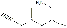 2-Propanol,1-amino-3-(methyl-2-propynylamino)-(9CI) 구조식 이미지