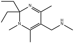 5-Pyrimidinemethanamine,2,2-diethyl-2,3-dihydro-N,N,4,6-tetramethyl-(9CI) 구조식 이미지