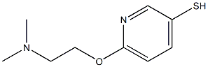 3-피리딘티올,6-[2-(디메틸아미노)에톡시]-(9CI) 구조식 이미지