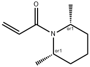 Piperidine, 2,6-dimethyl-1-(1-oxo-2-propenyl)-, (2R,6S)-rel- (9CI) 구조식 이미지