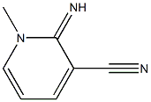 3-Pyridinecarbonitrile,1,2-dihydro-2-imino-1-methyl-(9CI) Structure