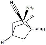 Bicyclo[2.2.1]heptane-2-carbonitrile, 6-amino-2-methyl-, (2-endo,6-exo)- (9CI) 구조식 이미지