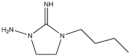 1-이미다졸리딘아민,3-부틸-2-이미노-(9CI) 구조식 이미지