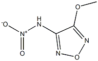 1,2,5-옥사디아졸-3-아민,4-메톡시-N-니트로-(9CI) 구조식 이미지