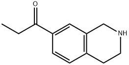 7-propionyl-1,2,3,4-tetrahydro-isoquinoline hydrochloride Structure