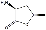 (3S)-3β-Amino-5β-methyltetrahydrofuran-2-one Structure