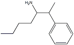 α-Butyl-β-methylphenethylamine 구조식 이미지