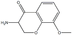 4H-1-Benzopyran-4-one,3-amino-2,3-dihydro-8-methoxy-(9CI) 구조식 이미지