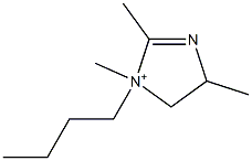 1H-Imidazolium,1-butyl-4,5-dihydro-1,2,4-trimethyl-(9CI) 구조식 이미지