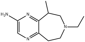 5H-Pyrazino[2,3-d]azepin-2-amine,7-ethyl-6,7,8,9-tetrahydro-9-methyl-(9CI) 구조식 이미지