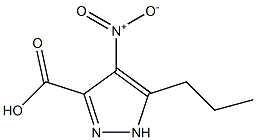 4-nitro-5-propyl-1H-pyrazole-3-carboxylic acid 구조식 이미지