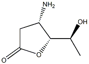 L-arabino-Hexonicacid,3-amino-2,3,6-trideoxy-,gamma-lactone(9CI) Structure