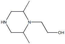 1-Piperazineethanol,2,6-dimethyl-(9CI) Structure