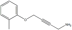 2-Butyn-1-amine,4-(2-methylphenoxy)-(9CI) Structure