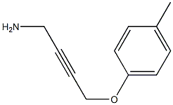 2-Butyn-1-amine,4-(4-methylphenoxy)-(9CI) 구조식 이미지